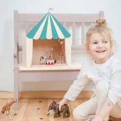 Up Warsaw Circus Wooden Shelf - Ocean Green Shelving