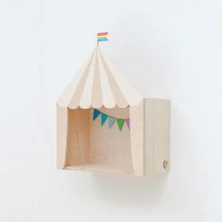 Shelving Up Warsaw Circus Wooden Shelf - White