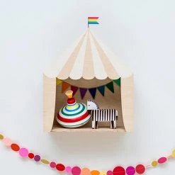 Shelving Up Warsaw Circus Wooden Shelf - White