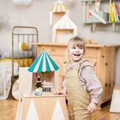 Up Warsaw Circus Wooden Shelf - Ocean Green Shelving