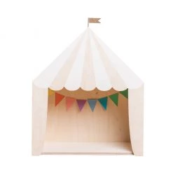 Shelving Up Warsaw Circus Wooden Shelf - White