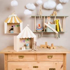 Shelving Up Warsaw Circus Wooden Shelf - White