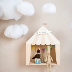 Shelving Up Warsaw Circus Wooden Shelf - White