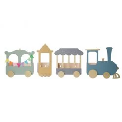 Up Warsaw The Fantasy Express Train Shelf - Dusty Grey Shelving