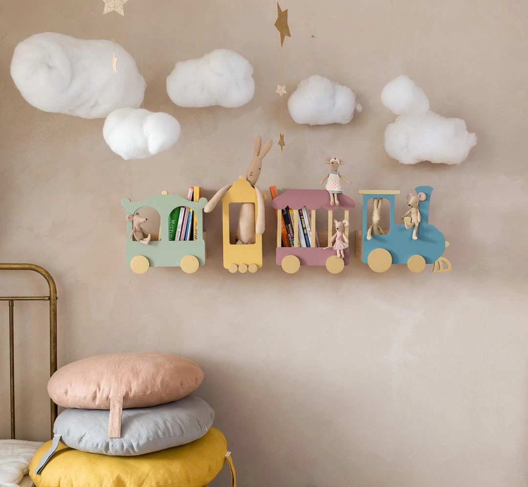 Up Warsaw The Fantasy Express Train Shelf - Dusty Pink 4 Up Warsaw The Fantasy Express Train Shelf - Dusty Pink