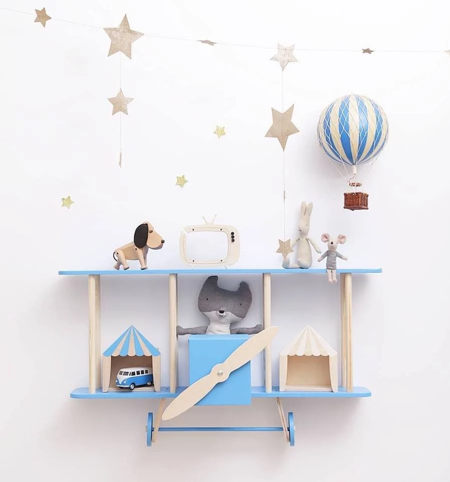 Authentic Models Hot Air Balloon - Blue (Various Sizes) 4 Authentic Models Hot Air Balloon - Blue (Various Sizes)