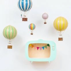 Authentic Models Hot Air Balloon - Blue (Various Sizes) 10 Authentic Models Hot Air Balloon - Blue (Various Sizes)