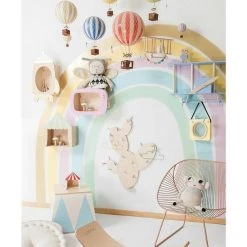 Hot Air Balloons Authentic Models Hot Air Balloon - White & Ivory (Various Sizes)