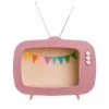 Shelving Up Warsaw Kids TV Wooden Shelf - Dusty Pink