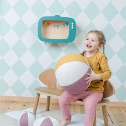 Up Warsaw Kids TV Wooden Shelf - Ocean Green