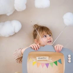 Shelving Up Warsaw Kids TV Wooden Shelf - Dusty Grey 13 Shelving Up Warsaw Kids TV Wooden Shelf - Dusty Grey