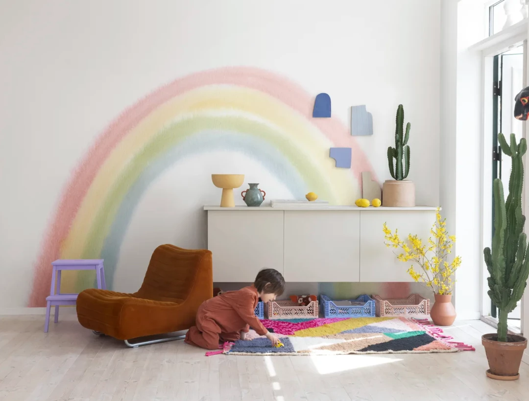 REBEL WALLS Kids Custom Wall Mural - Rainbow NEW ARRIVALS 4 REBEL WALLS Kids Custom Wall Mural - Rainbow NEW ARRIVALS