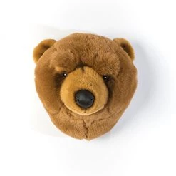 Wild & Soft Wall Toy - Oliver The Brown Bear Wall Decoration