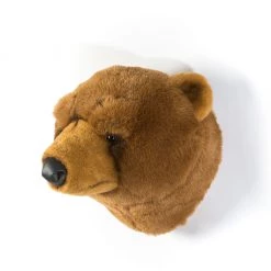 Wild & Soft Wall Toy - Oliver The Brown Bear Wall Decoration