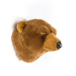 Wild & Soft Wall Toy - Oliver The Brown Bear Wall Decoration