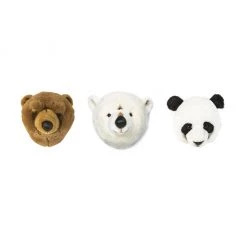 Wild & Soft Mini Wall Toys - Bears Box (3 Pack) Wall Decoration