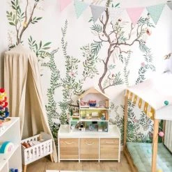 Photowall Kids Custom Wall Mural - Woodland Birds