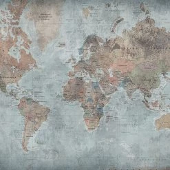 REBEL WALLS Kids Custom Wall Mural - Around The World