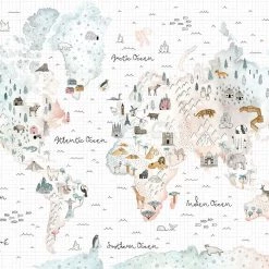 Photowall Kids Custom Wall Mural - Travel The World 11 Photowall Kids Custom Wall Mural - Travel The World