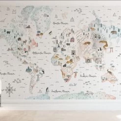 Photowall Kids Custom Wall Mural - Travel The World