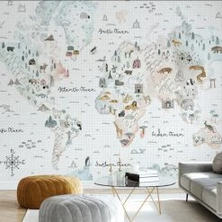 Photowall Kids Custom Wall Mural - Travel The World 9 Photowall Kids Custom Wall Mural - Travel The World