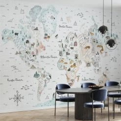 Photowall Kids Custom Wall Mural - Travel The World 10 Photowall Kids Custom Wall Mural - Travel The World