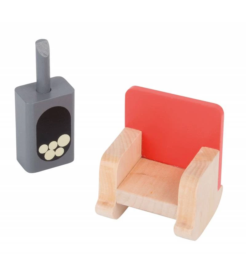 Wooden Toys Moulin Roty Le Grande Famille Doll House With Furniture 10 Wooden Toys Moulin Roty Le Grande Famille Doll House With Furniture