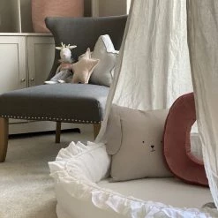 Cotton & Sweets Linen Junior Nest - White 12 Cotton & Sweets Linen Junior Nest - White