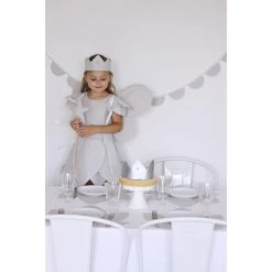 COTTON & SWEETS Gifts For Kids 3 Years + Linen Magic Wand - Light Grey