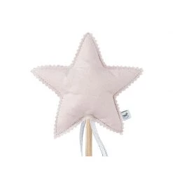 COTTON & SWEETS Linen Magic Wand - Powder Pink Gifts For Kids 3 Years +