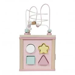 Wooden Toys Little Dutch Wooden Activity Cube - Pink
