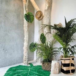 Lorena Canals Machine Washable Rug - Monstera Leaf