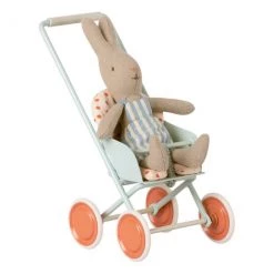 Maileg Micro Stroller - Sky Blue NEW ARRIVALS