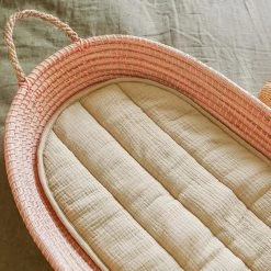 Olli Ella Luxe Organic Liner - Seafoam Changing Cushions