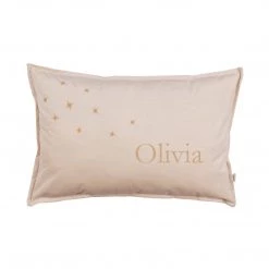 MALOMI KIDS Personalised Luxury Velvet Cushion - Cream