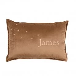 MALOMI KIDS NEW ARRIVALS Personalised Luxury Velvet Cushion - Bronze