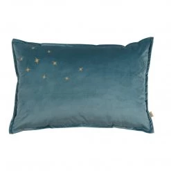 MALOMI KIDS Personalised Luxury Velvet Cushion - Teal NEW ARRIVALS