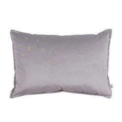 MALOMI KIDS NEW ARRIVALS Personalised Luxury Velvet Cushion - Grey