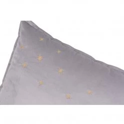 MALOMI KIDS NEW ARRIVALS Personalised Luxury Velvet Cushion - Grey
