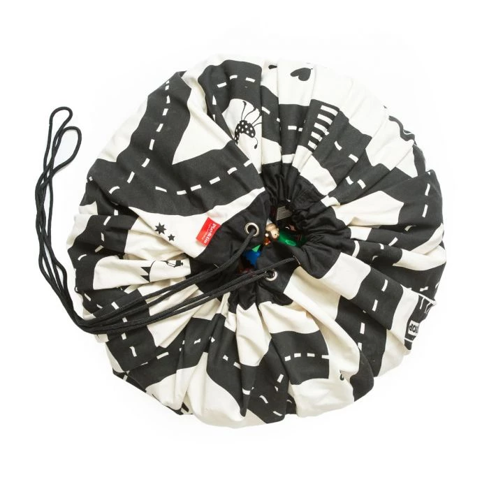 Play & Go Toy Storage Bag - Road Map & Thunder Bolt 8 Play & Go Toy Storage Bag - Road Map & Thunder Bolt