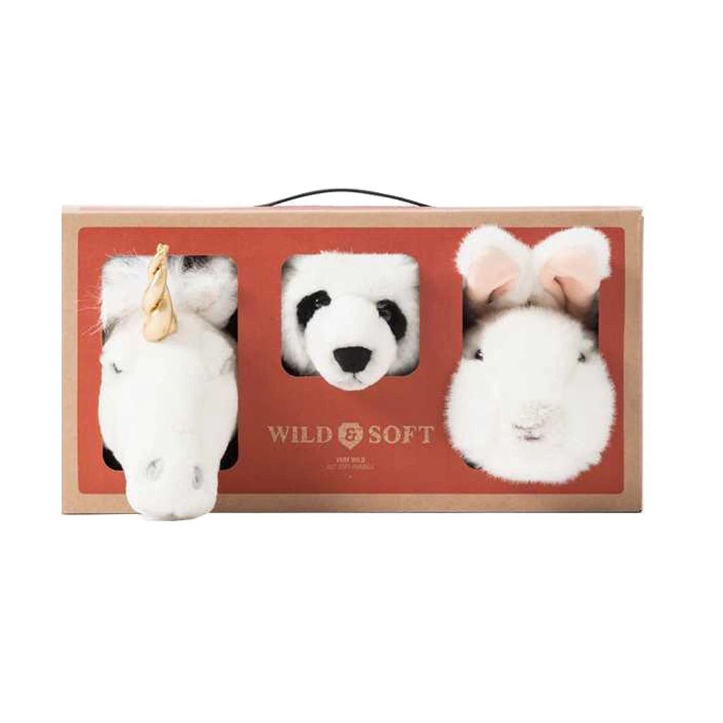 Wild & Soft Mini Wall Toys - Lovely Box (3 Pack) 5 Wild & Soft Mini Wall Toys - Lovely Box (3 Pack)