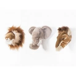 Wall Decoration Wild & Soft Mini Wall Toys - Safari Box (3 Pack)