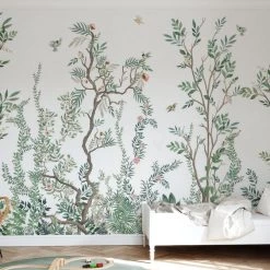 Photowall Kids Custom Wall Mural - Woodland Birds
